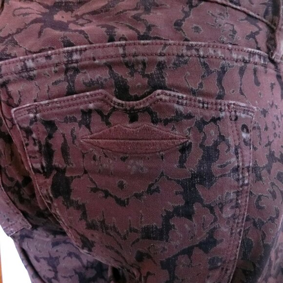 Plum Baroque Skinny Jeans - Picture 3 of 7